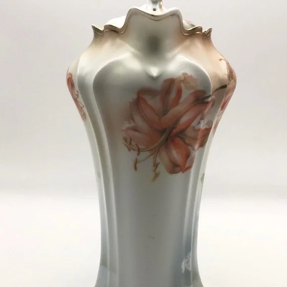 Antique Bavarian Porcelain Chocolate Pot RS Bavaria Gold Trim - Picture 3 of 15